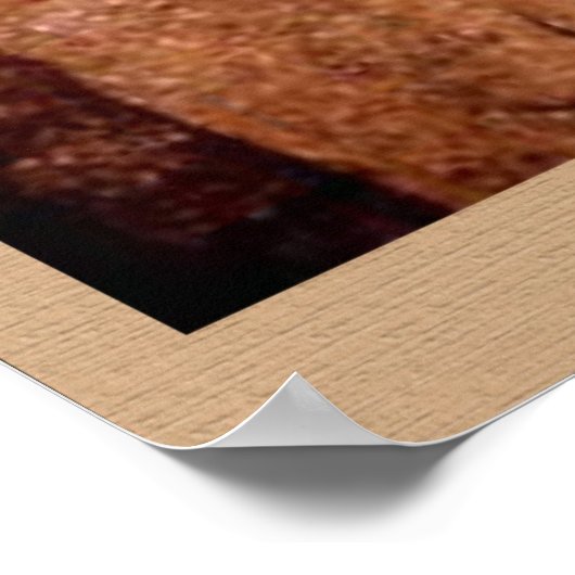 Lascaux Stag Junting Poster (Ecke)