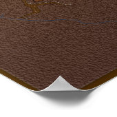 Lascaux Stag Junting Poster (Ecke)