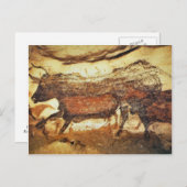 Lascaux Vorhistorische Höhlenmalereien Postkarte (Vorne/Hinten)