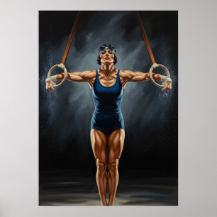 L'ASCENSION GYMNIQUE (Die Gymnastiklandschaft) Poster