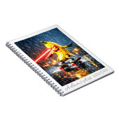 Laser Banana Skateboard Rebel Notizblock (Rechte Seite)