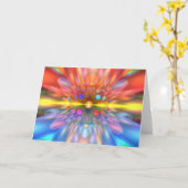 Laser-Blume Karte (Gelbe Blume)