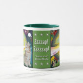 Laser-Cat-Mossbody-Tasse Tasse (Zentrum)