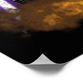 Laser Cat zerstört Stadt mit Pfoten Niedlichen Ado Poster (Ecke)