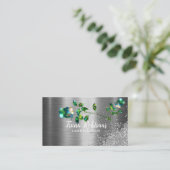 LASER EPILATION Glitzer Sparkling Business Card Visitenkarte (Stehend Vorderseite)