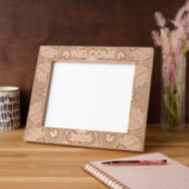 Laser Etched Picture Frame, "WELCOME 2025" Geätzte Rahmen (Links)