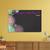 LASER GLOW Bar Bat Mitzvah Sign-In Board Leinwanddruck (Insitu (Wohnzimmer))