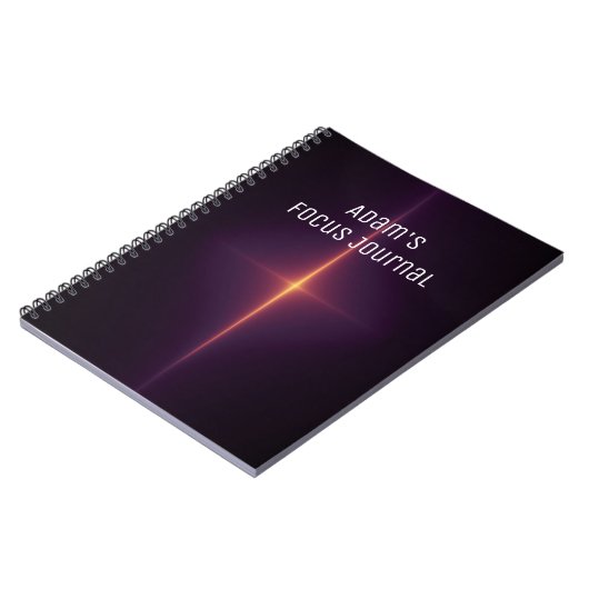 Laser Glow Focus Journal Notizblock (Linke Seite)