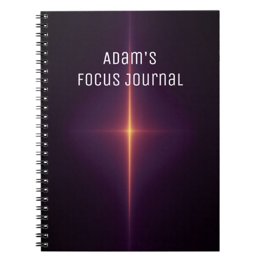 Laser Glow Focus Journal Notizblock (Vorderseite)