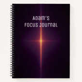 Laser Glow Focus Journal Notizblock (Vorderseite)