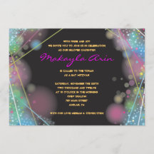 Laser-GLÜHEN in der DUNKLEN Bar-Schläger Mitzvah