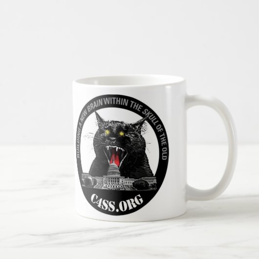 Laser-Katze von C4SS Herrschaft Kaffeetasse (Rechts)