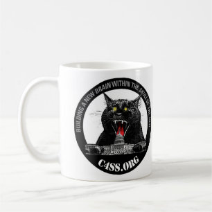 Laser-Katze von C4SS Herrschaft Kaffeetasse