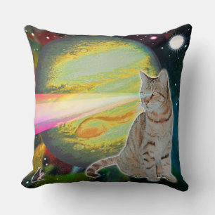 Laser-Katzen-Mooskörper Kissen