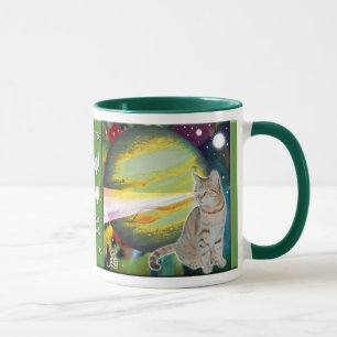 Laser-Katzen-Mooskörper-Tasse Tasse