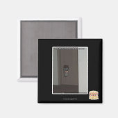 Laser Kitty Magnet (Vorderseite/Rückseite)