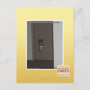 Laser Kitty Postkarte