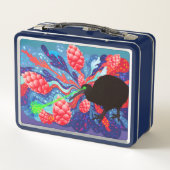 Laser Kiwi auf Hop Explosion Metall Brotdose (Rückseite)