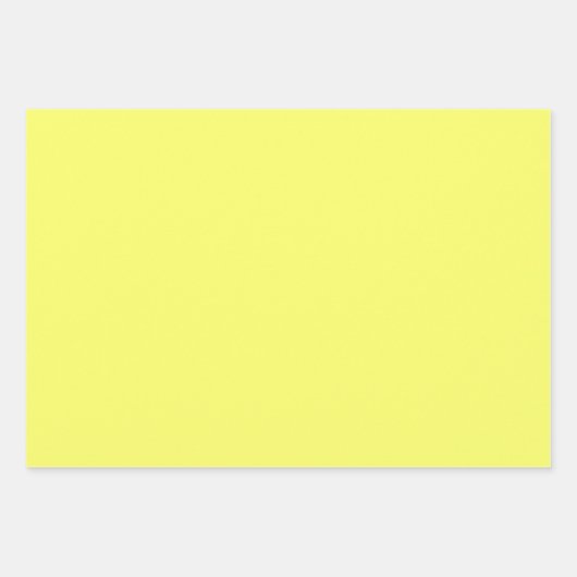 Laser Lemon (Vollfarbe)  Geschenkpapier Set (Vorderseite)