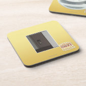 Laser-Miezekatze Getränkeuntersetzer (Linke Seite)