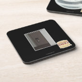 Laser-Miezekatze Getränkeuntersetzer (Linke Seite)