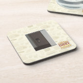 Laser-Miezekatze Untersetzer (Linke Seite)