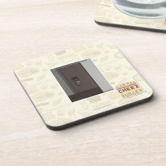 Laser-Miezekatze Untersetzer (Linke Seite)