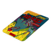 Laser Mit Augen Zombies mit Chainsaws Magnet (Linke Seite)