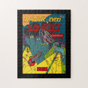 Laser Mit Augen Zombies mit Chainsaws Puzzle