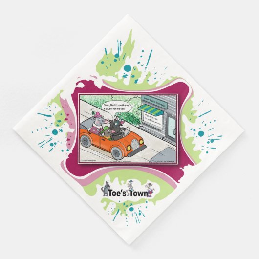 Laser Mole Removal | Grandma’s Birthday Dinner Serviette (Ecke)