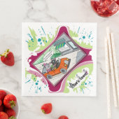 Laser Mole Removal | Grandma’s Birthday Dinner Serviette (Beispiel)