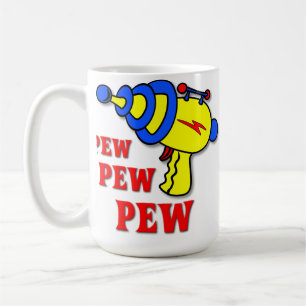 Laser Pistole Pew Pew Pew Lustiger Becher Kaffeetasse