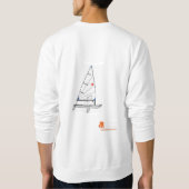 Laser-Radialstrahlt-shirt Sweatshirt (Rückseite)
