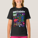 Laser Tag Birthday Girl Party farbenfrohe Matching T-Shirt<br><div class="desc">Genießen Sie den Geburtstag Ihrer Tochter,  Nichte,  Enkelin,  Patotin,  die dieses Design trägt und unvergessliche Momente an diesem besonderen Tag schafft. Treffen mit Freunden und Familie</div>