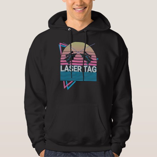 Laser Tag Game Lasertag Retro Hoodie (Vorderseite)