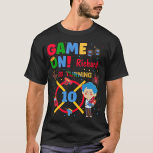 Laser Tag Game On Birthday Boy Party T - Shirt