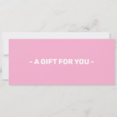 Laser Tag Gift Certificate  Einladung (Rückseite)