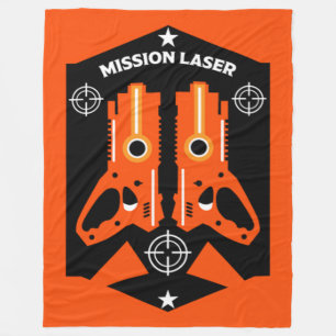 Laser-Tag-Kampfeinsatz Kinder Fleecedecke