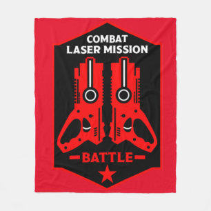 Laser-Tag-Kampfeinsatz Kinder Fleecedecke