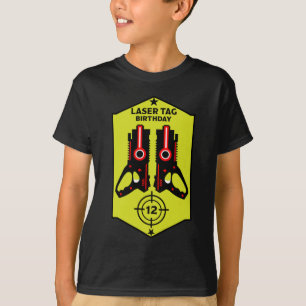 Laser Tag Kindergeburtstag 12 Jahre T - Shirt
