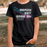 Laser Tag Neon Birthday Party T-Shirt<br><div class="desc">Farbenfrohe Neon Laser Tag 13. Geburtstag Party Shirt für Kinder. Personalisieren Sie es mit Ihren Veranstaltungsdetails.</div>