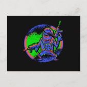 Laser Tag Sloth Postkarte (Vorderseite)