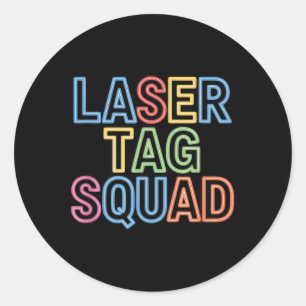 Laser Tag Squad Laser Tag Modus Runder Aufkleber