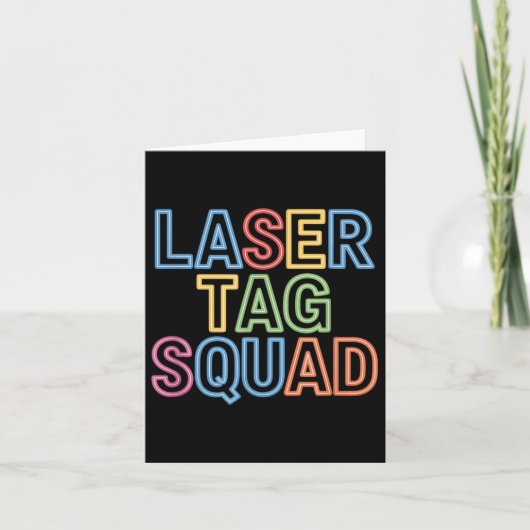 Laser-Tag-Squad Laser-Tagmodus Karte (Vorderseite)