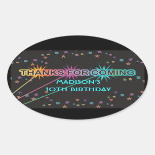 Laser-Umbau-Buchstaben danken Ihnen, Aufkleber zu