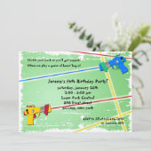 Laser-Umbau-Einladung Einladung (Stehend Vorderseite)