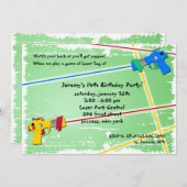 Laser-Umbau-Einladung Einladung (Vorne/Hinten)