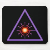 Laser-Warnung Mousepad (Vorne)