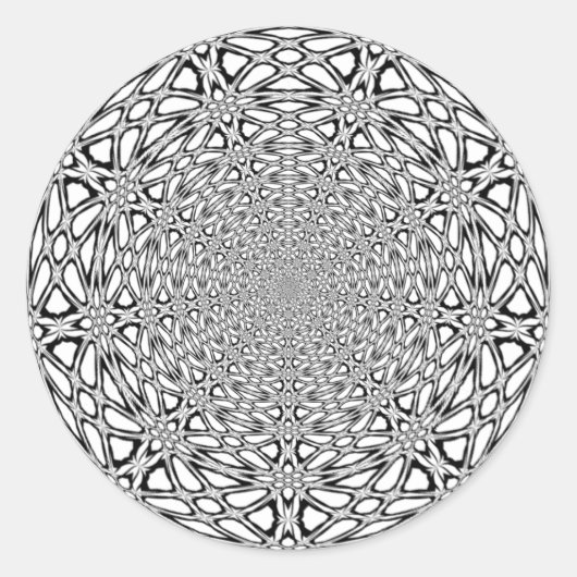 Laser Wood Runder Aufkleber (Vorderseite)