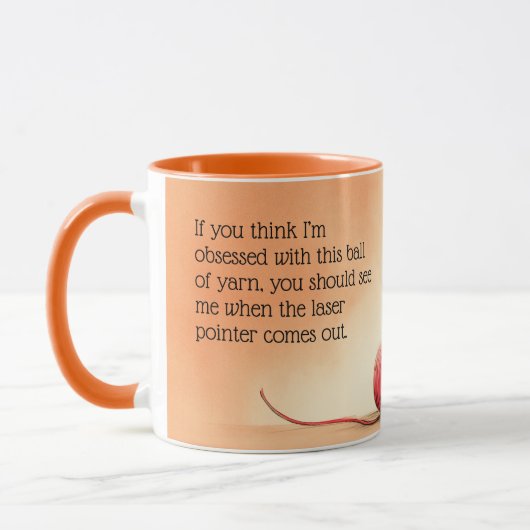 Laserfokussierte Feline Tasse (Links)